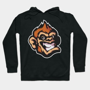 Happy Monkey Face Hoodie